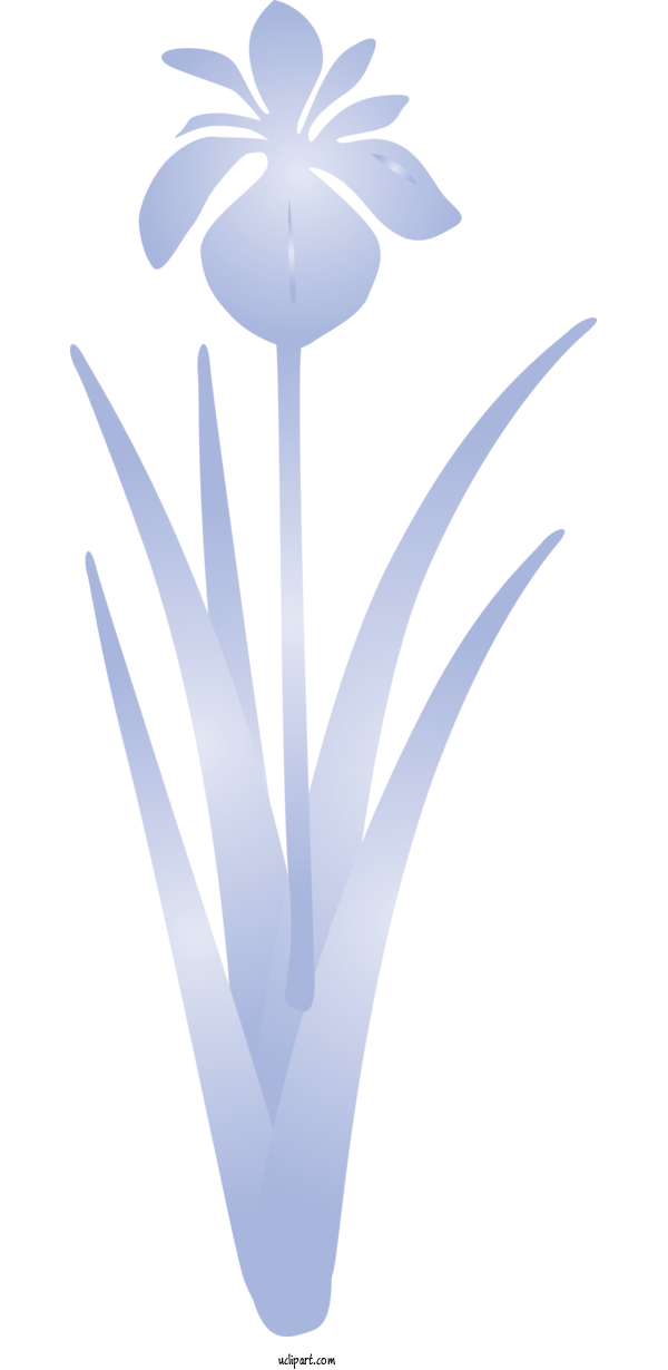 Free Flowers Blue Logo Design For IRIS Clipart Transparent Background