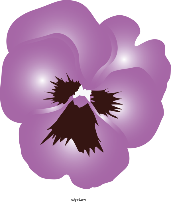 Free Flowers Violet Purple Plant For Pansy Clipart Transparent Background