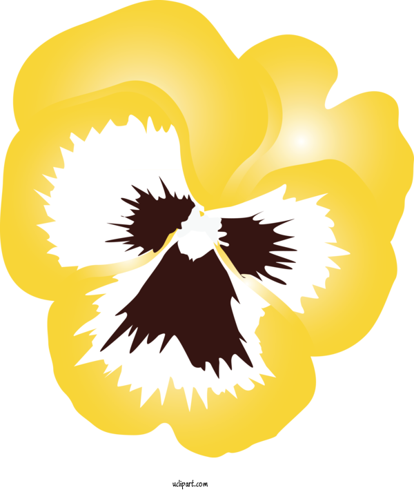 Free Flowers Yellow Plant For Pansy Clipart Transparent Background