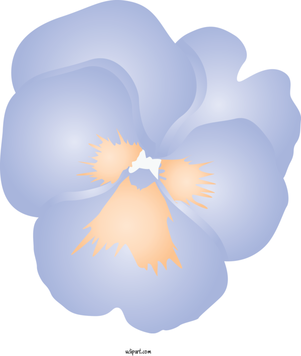 Free Flowers Blue Petal Cloud For Pansy Clipart Transparent Background