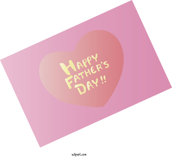 Free Holidays Pink Text Font For Fathers Day Clipart Transparent Background