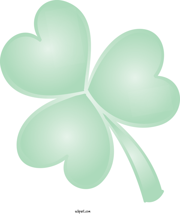 Free Holidays Green Leaf Petal For Saint Patricks Day Clipart Transparent Background