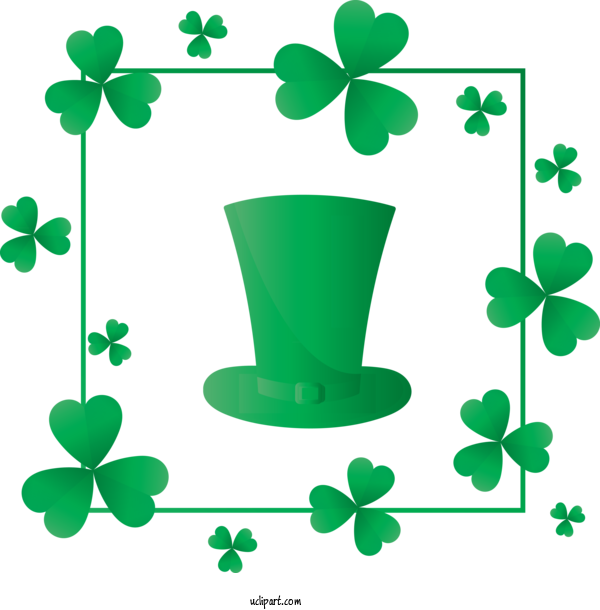 Free Holidays Leaf Green Symbol For Saint Patricks Day Clipart Transparent Background