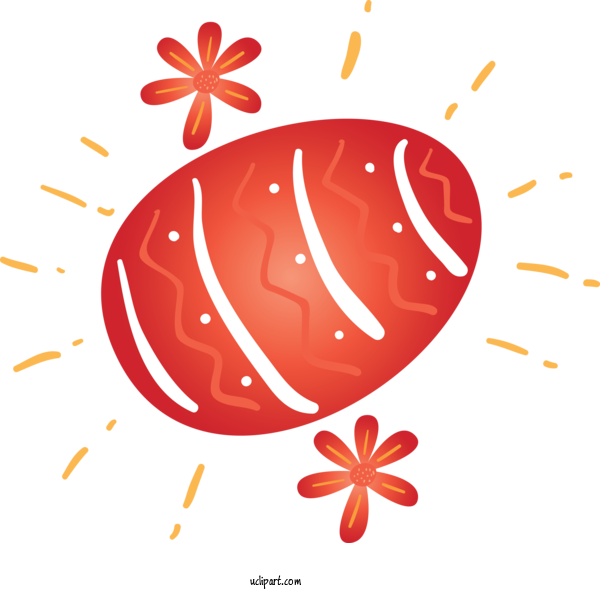 Free Holidays Orange Logo For Easter Clipart Transparent Background
