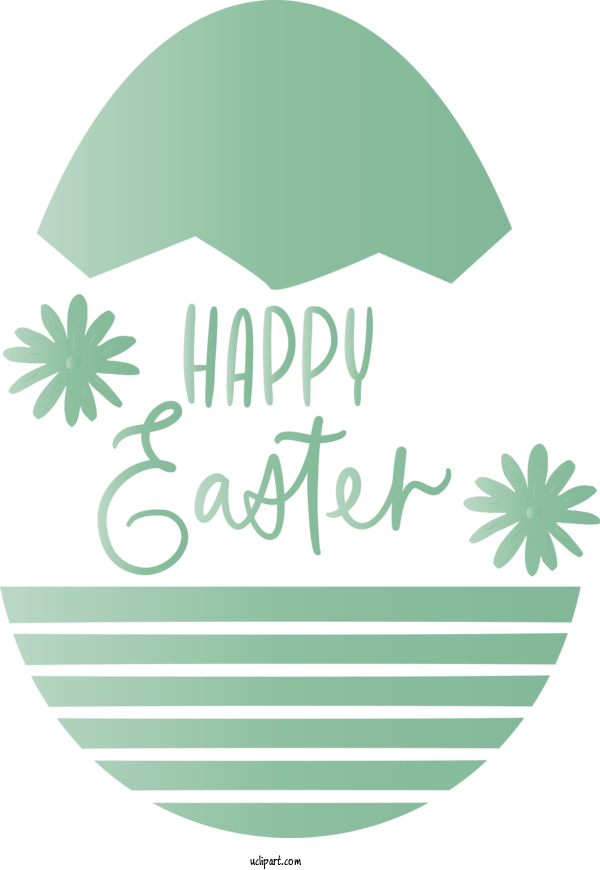 Free Easter Green Logo Leaf For Holidays Clipart Transparent Background