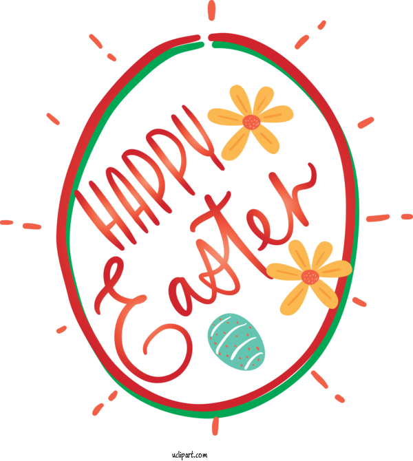 Free Holidays Text Line Font For Easter Clipart Transparent Background