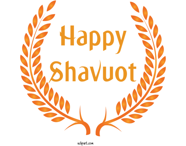 Free Holidays Text Logo Line For Shavuot Clipart Transparent Background
