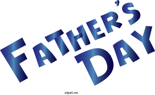 Free Holidays Text Logo Font For Fathers Day Clipart Transparent Background