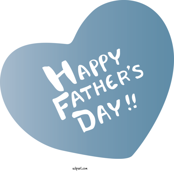 Free Holidays Text Heart Font For Fathers Day Clipart Transparent Background