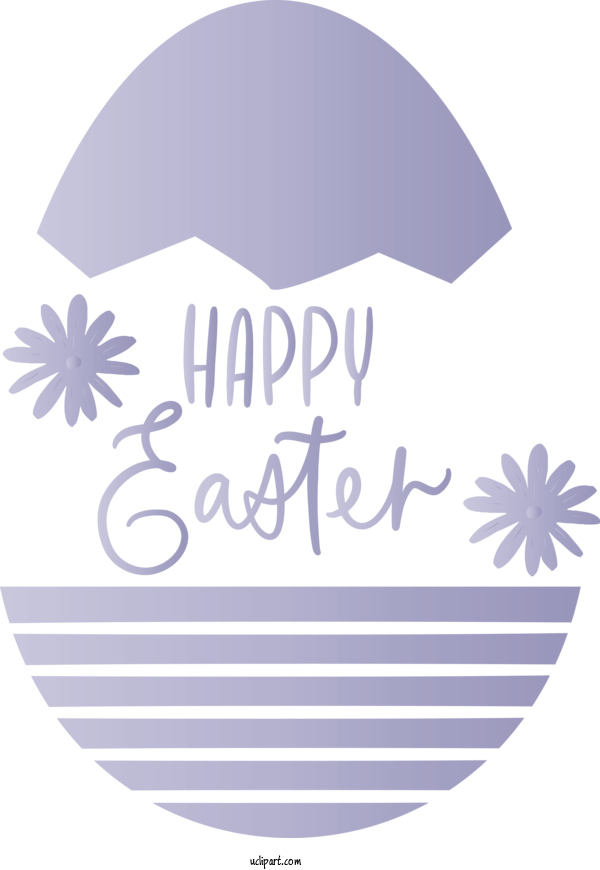 Free Easter Text Violet Logo For Holidays Clipart Transparent Background