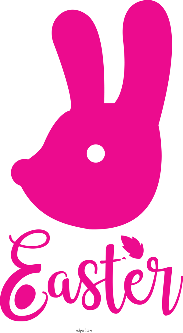 Free Holidays Pink Magenta Font For Easter Clipart Transparent Background