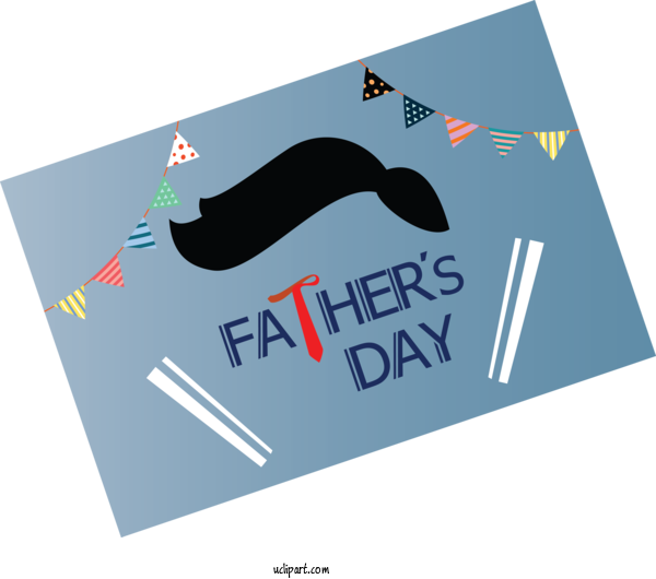 Free Holidays Logo Font Design For Fathers Day Clipart Transparent Background