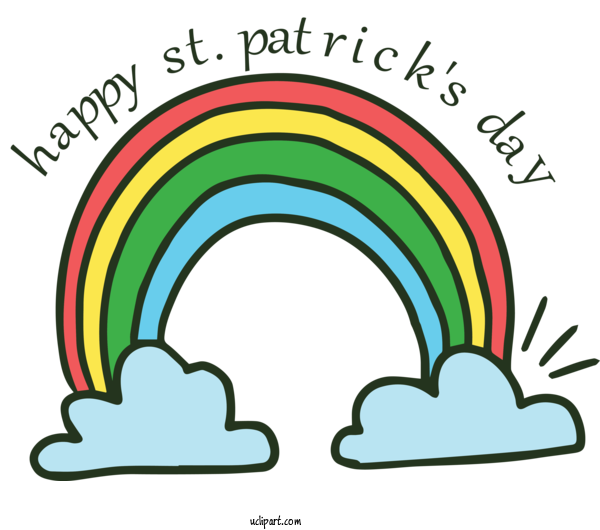 Free Holidays Green Arch Circle For Saint Patricks Day Clipart Transparent Background