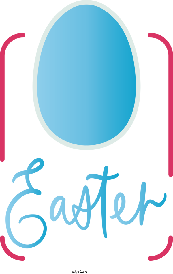 Free Easter Text Aqua Turquoise For Holidays Clipart Transparent Background
