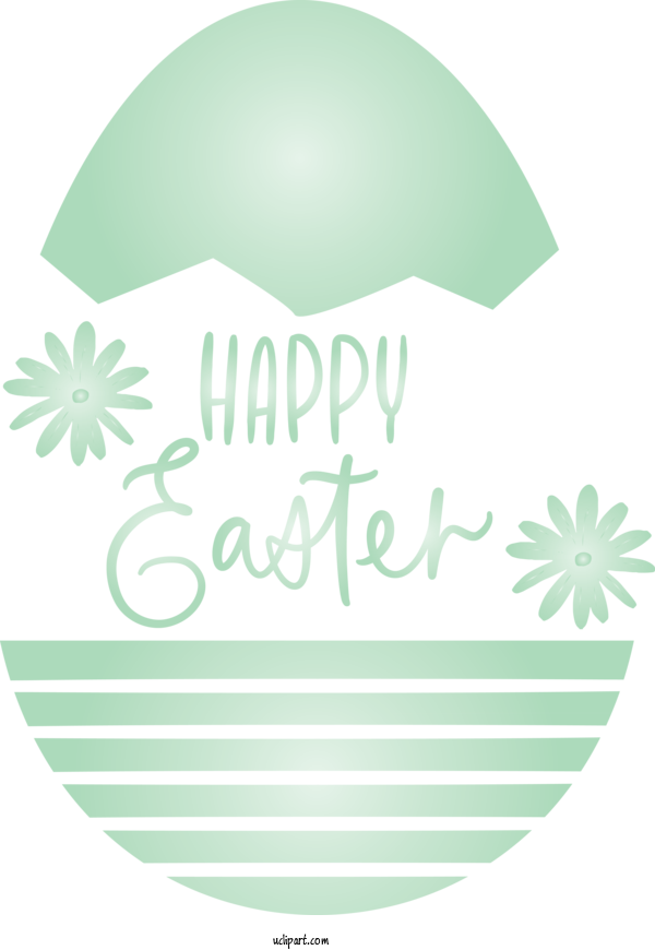 Free Easter Green Logo Label For Holidays Clipart Transparent Background