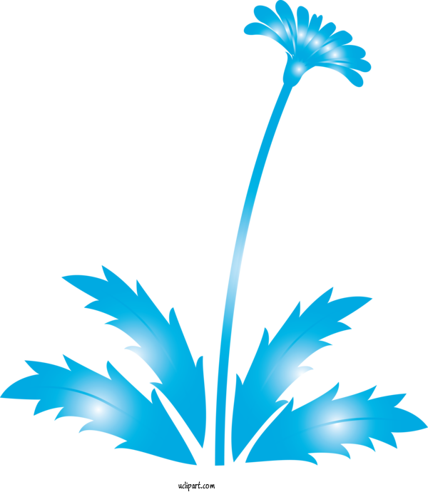 Free Flowers Leaf Plant Flower For Dandelion Clipart Transparent Background