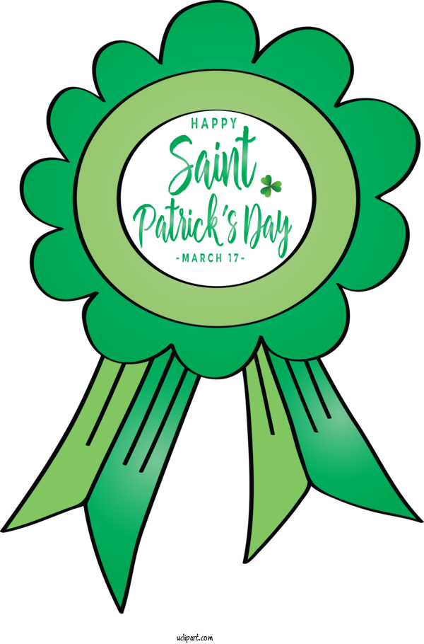 Free Holidays Green Line Art Plant For Saint Patricks Day Clipart Transparent Background