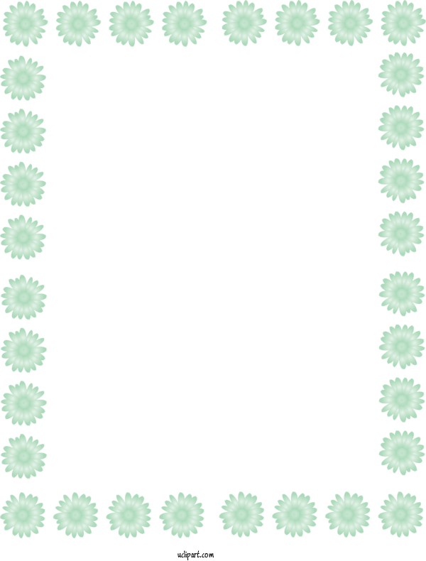 Free Flowers Green For Marguerite Clipart Transparent Background