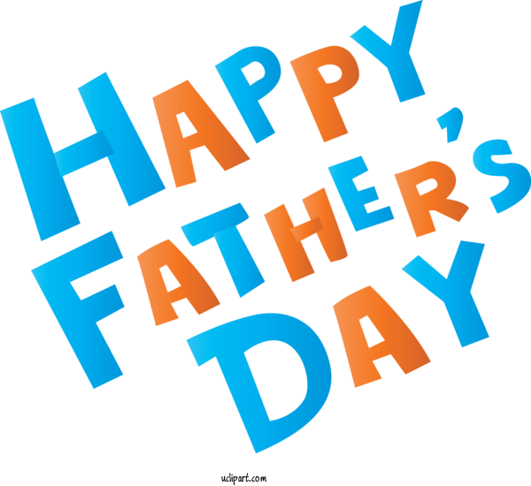 Free Holidays Text Font Line For Fathers Day Clipart Transparent Background
