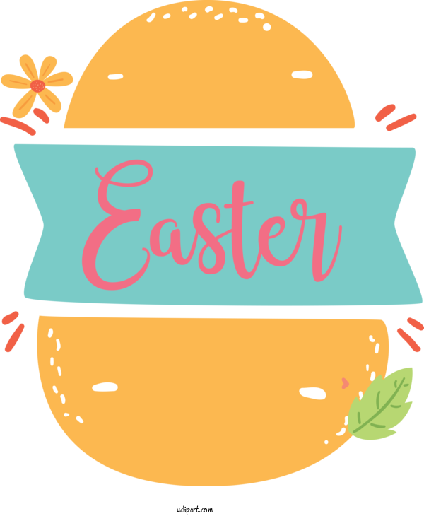Free Holidays Text Line Font For Easter Clipart Transparent Background