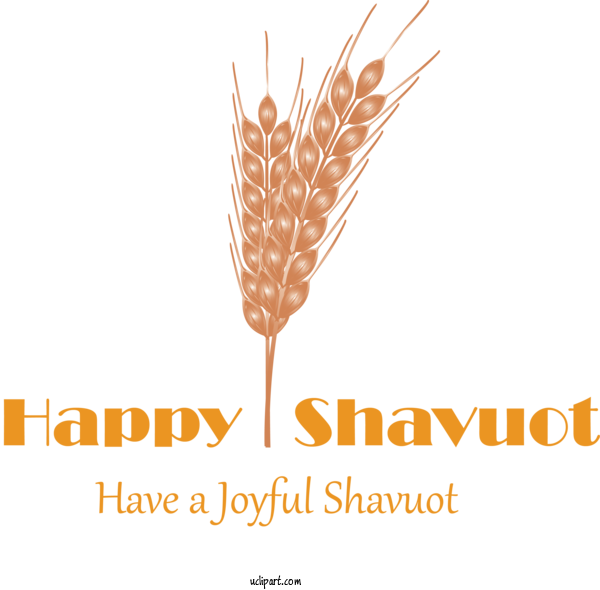 Free Holidays Logo Text Line For Shavuot Clipart Transparent Background