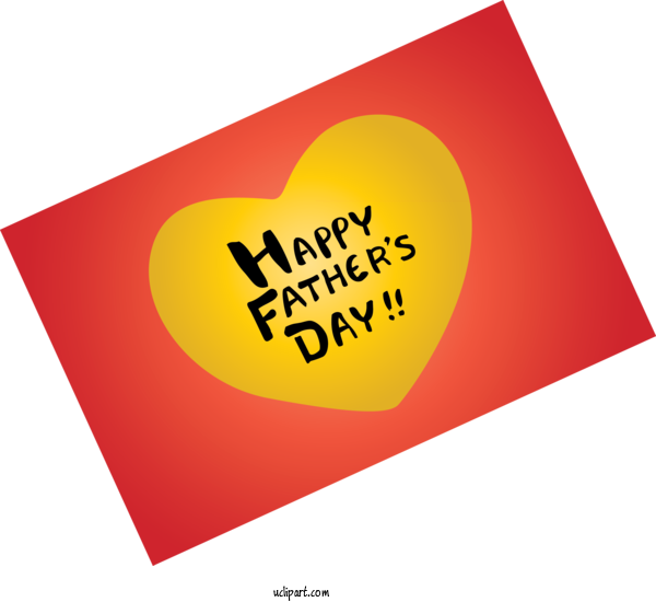 Free Holidays Text Yellow Font For Fathers Day Clipart Transparent Background