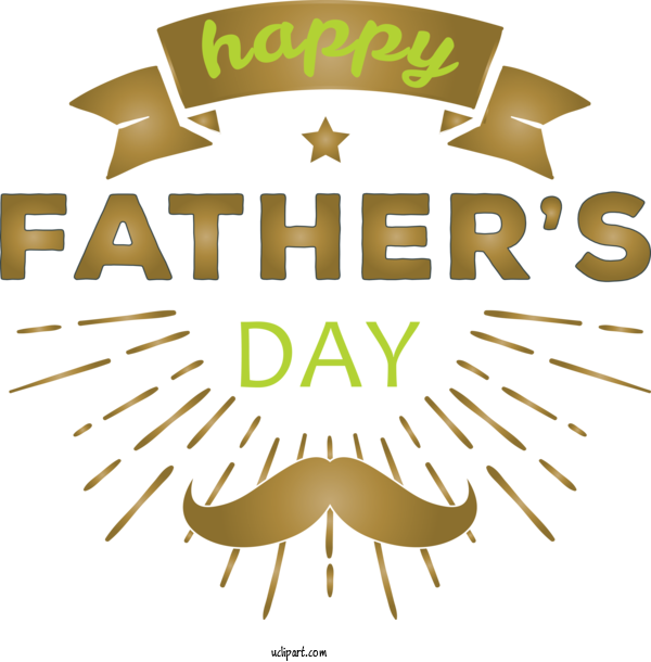 Free Holidays Text Logo Font For Fathers Day Clipart Transparent Background