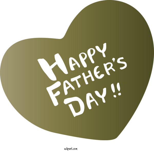 Free Holidays Text Heart Font For Fathers Day Clipart Transparent Background