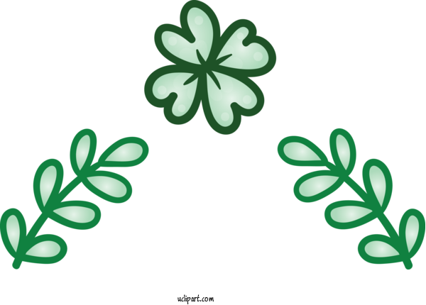 Free Holidays Leaf Green Plant For Saint Patricks Day Clipart Transparent Background