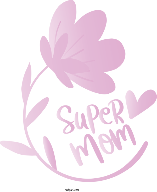 Free Holidays Pink Text Logo For Mothers Day Clipart Transparent Background