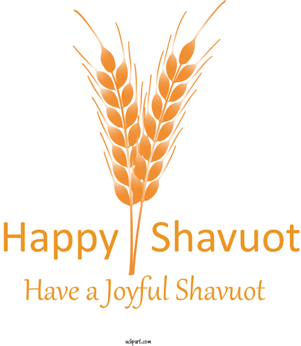 Free Holidays Leaf Logo Font For Shavuot Clipart Transparent Background