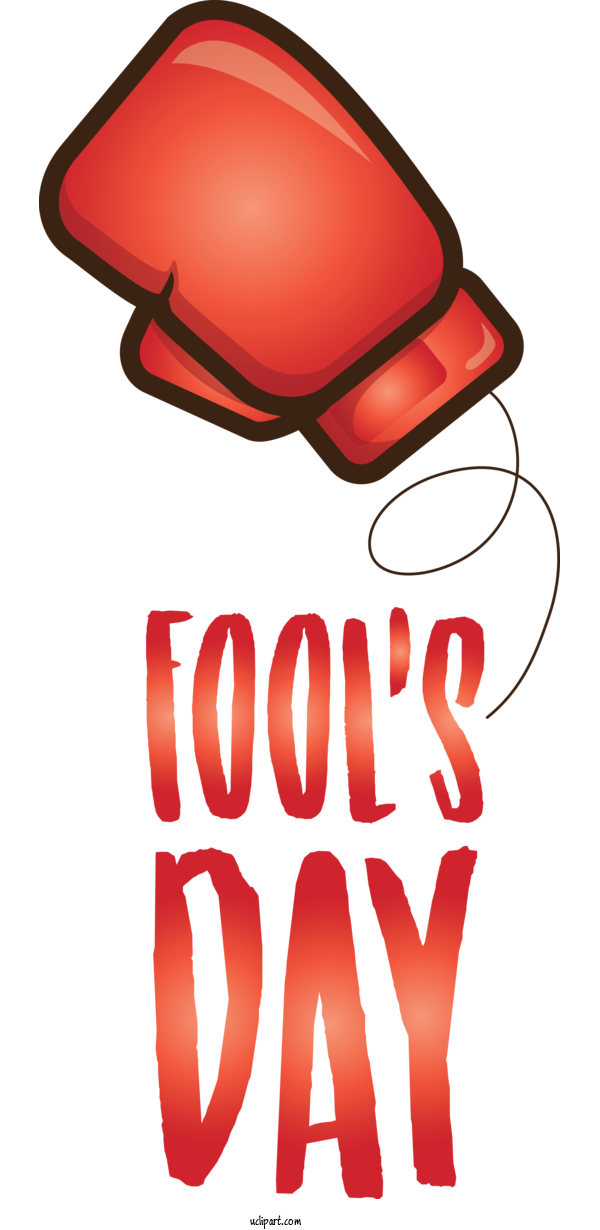 Free Holidays Red Font Logo For April Fools Day Clipart Transparent Background