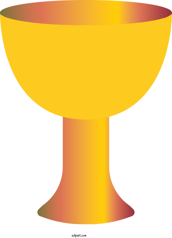 Free Holidays Yellow Chalice Tableware For Passover Clipart Transparent Background