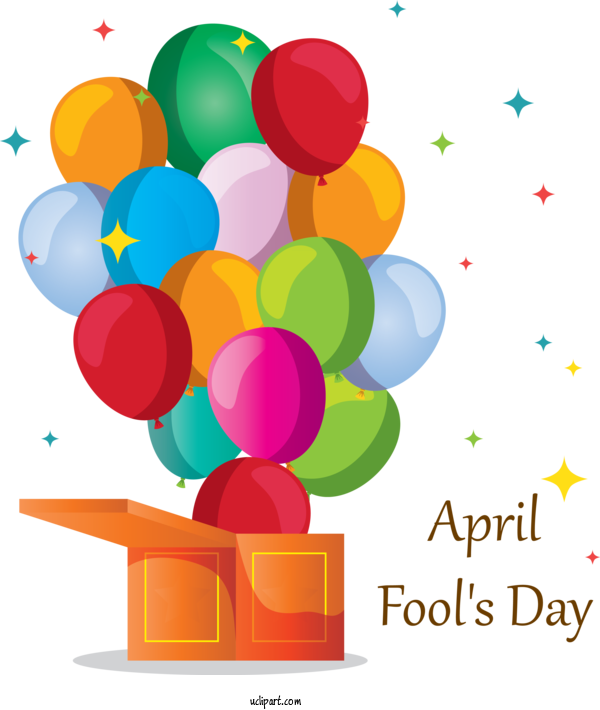 Free Holidays Balloon Circle For April Fools Day Clipart Transparent Background