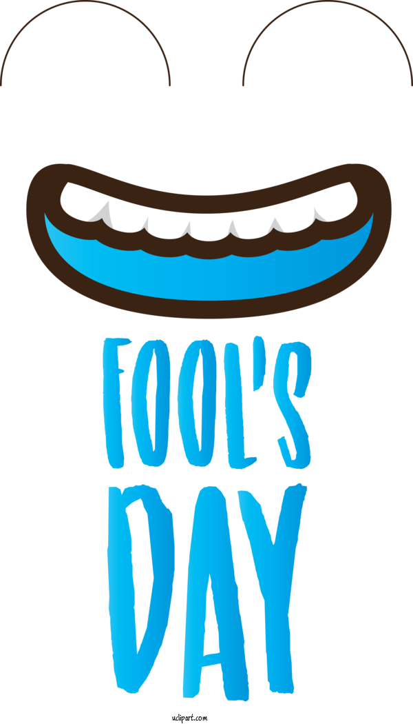 Free Holidays Mouth Font Line For April Fools Day Clipart Transparent Background