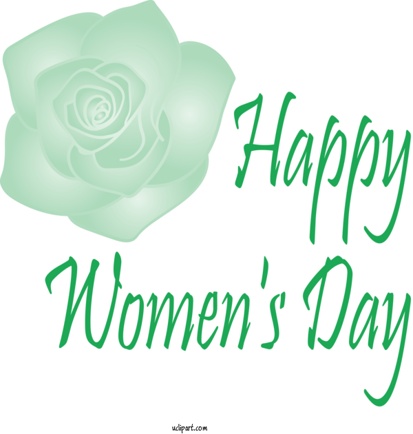 Free Holidays Text Font Logo For International Women's Day Clipart Transparent Background