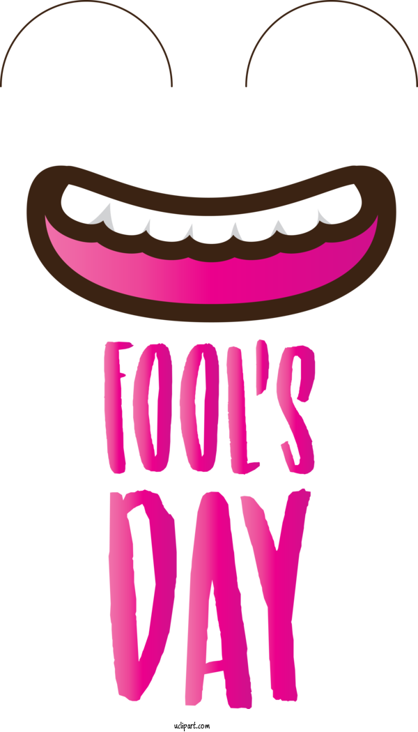 Free Holidays Facial Expression Pink Lip For April Fools Day Clipart Transparent Background