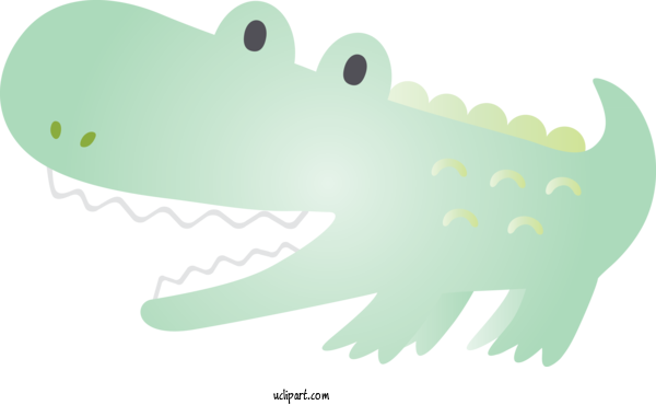 Free Hamster Crocodile Crocodilia Cartoon For Baby Animal Clipart Transparent Background