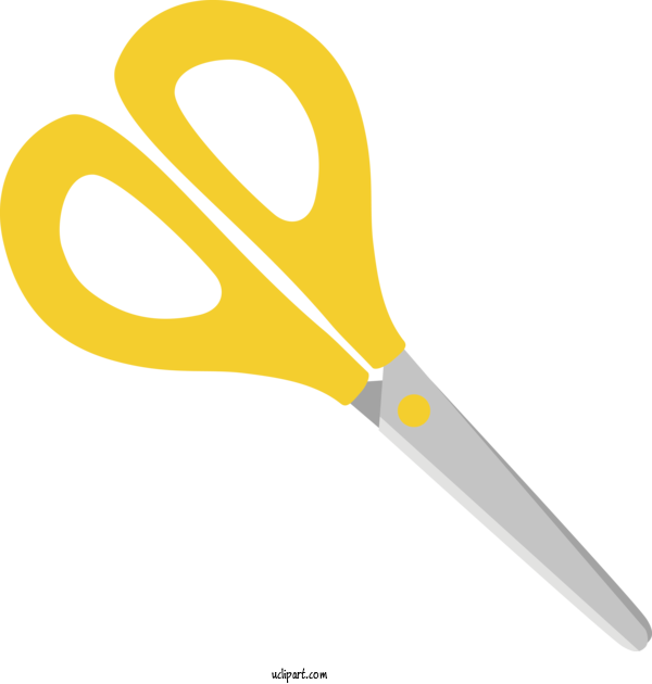 Free School Scissors Logo For School Supplies Clipart Transparent Background