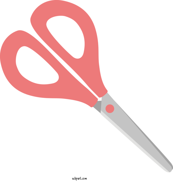 Free School Scissors Cutting Tool Tool For School Supplies Clipart Transparent Background