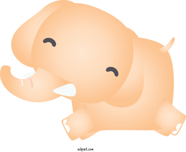 Free Hamster Cartoon Nose Elephant For Baby Animal Clipart Transparent Background