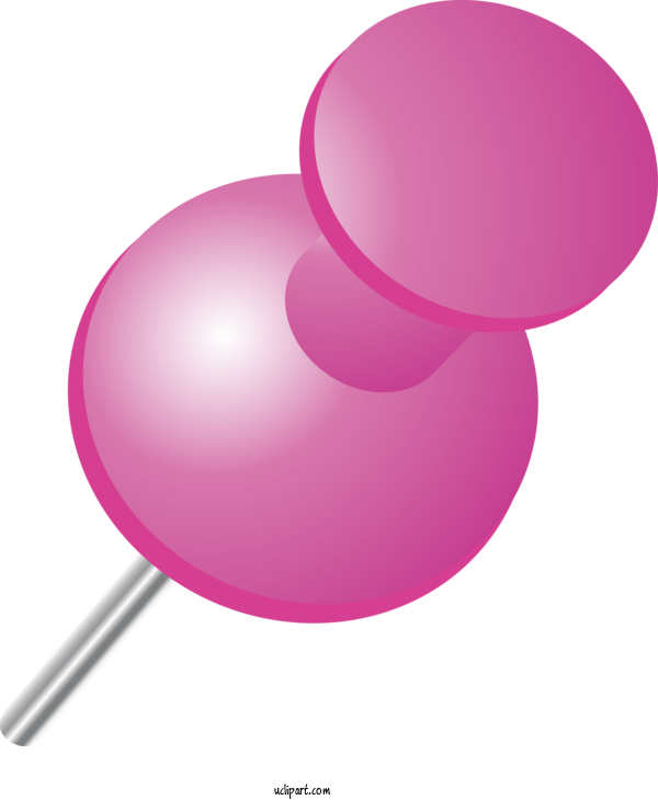 Free School Pink Magenta Balloon For School Supplies Clipart Transparent Background