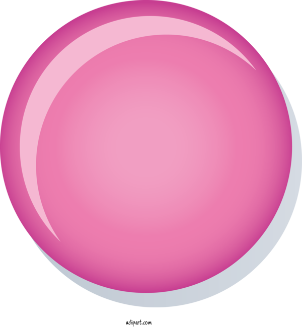 Free School Pink Magenta Circle For School Supplies Clipart Transparent Background