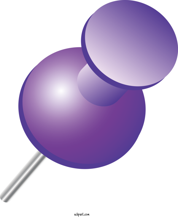 Free School Purple Violet Sphere For School Supplies Clipart Transparent Background