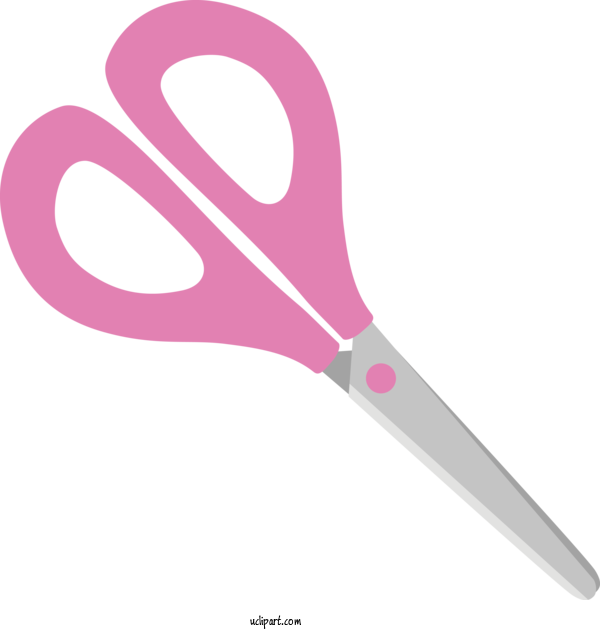 Free School Scissors Logo Office Instrument For School Supplies Clipart Transparent Background