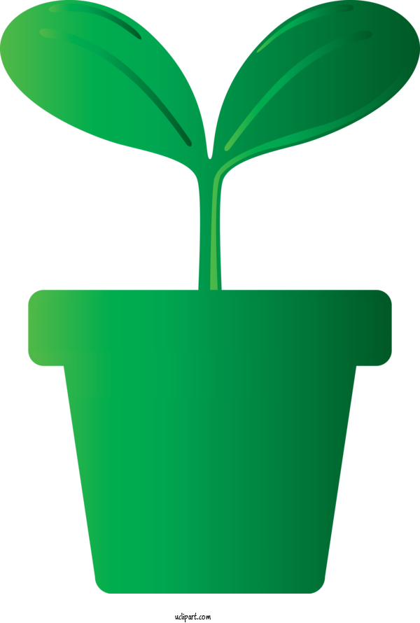 Free Nature Green Flowerpot Leaf For Leaf Clipart Transparent Background