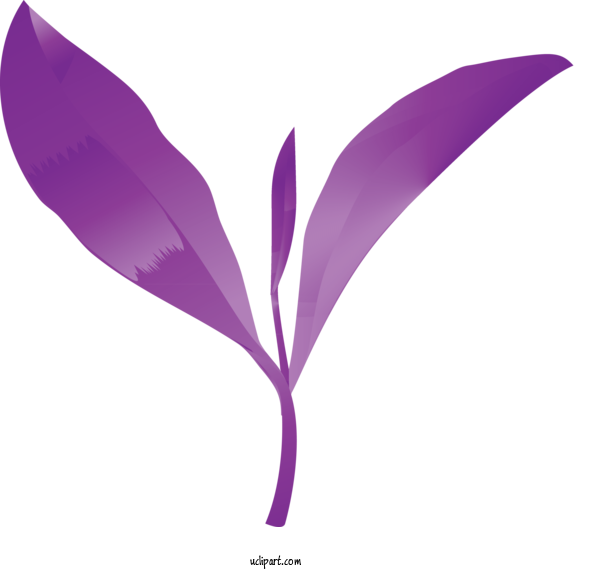 Free Nature Violet Leaf Purple For Leaf Clipart Transparent Background