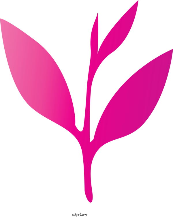 Free Nature Leaf Pink Plant For Leaf Clipart Transparent Background