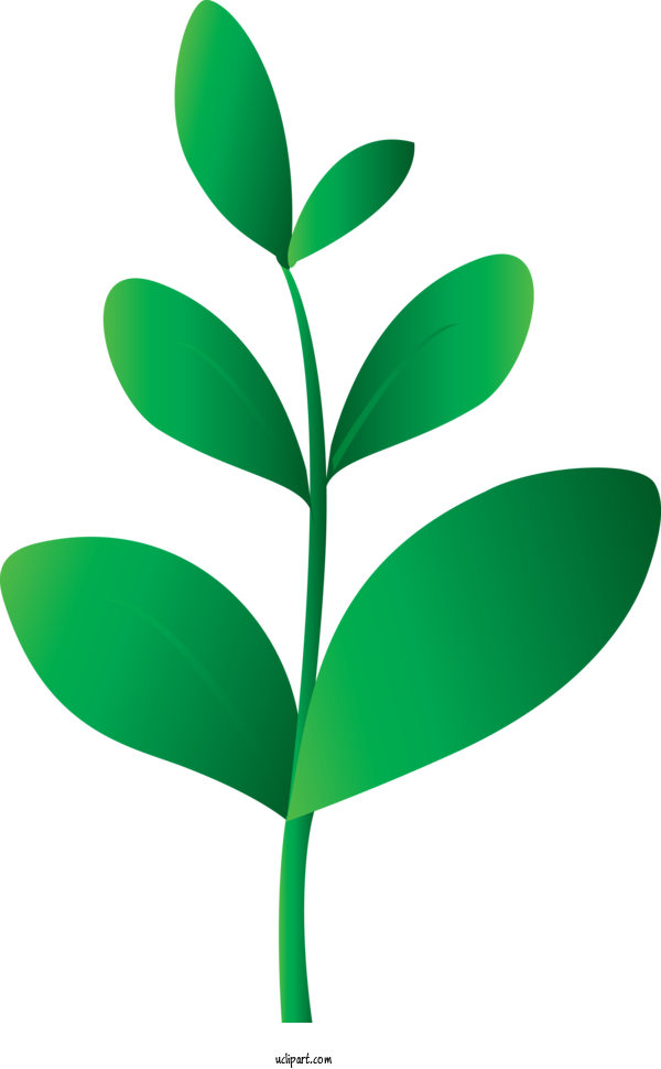 Free Nature Leaf Green Plant For Leaf Clipart Transparent Background