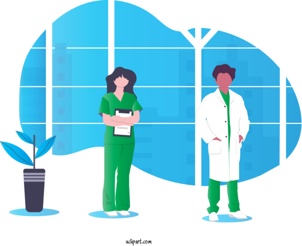Free Occupations Job Uniform For Doctor Clipart Transparent Background